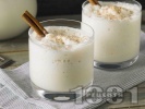 ������� ������� �������� ������ ���� � ������ � ������� �������� (Frozen Bourbon Milk Punch)